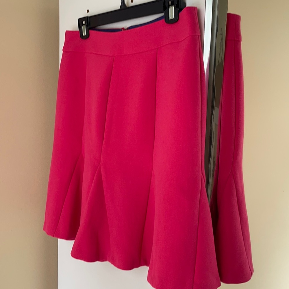 Banana Republic A-Line Skirt in Vibrant Pink